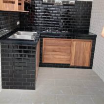 ท็อปหินสังเคราะห์ดำ